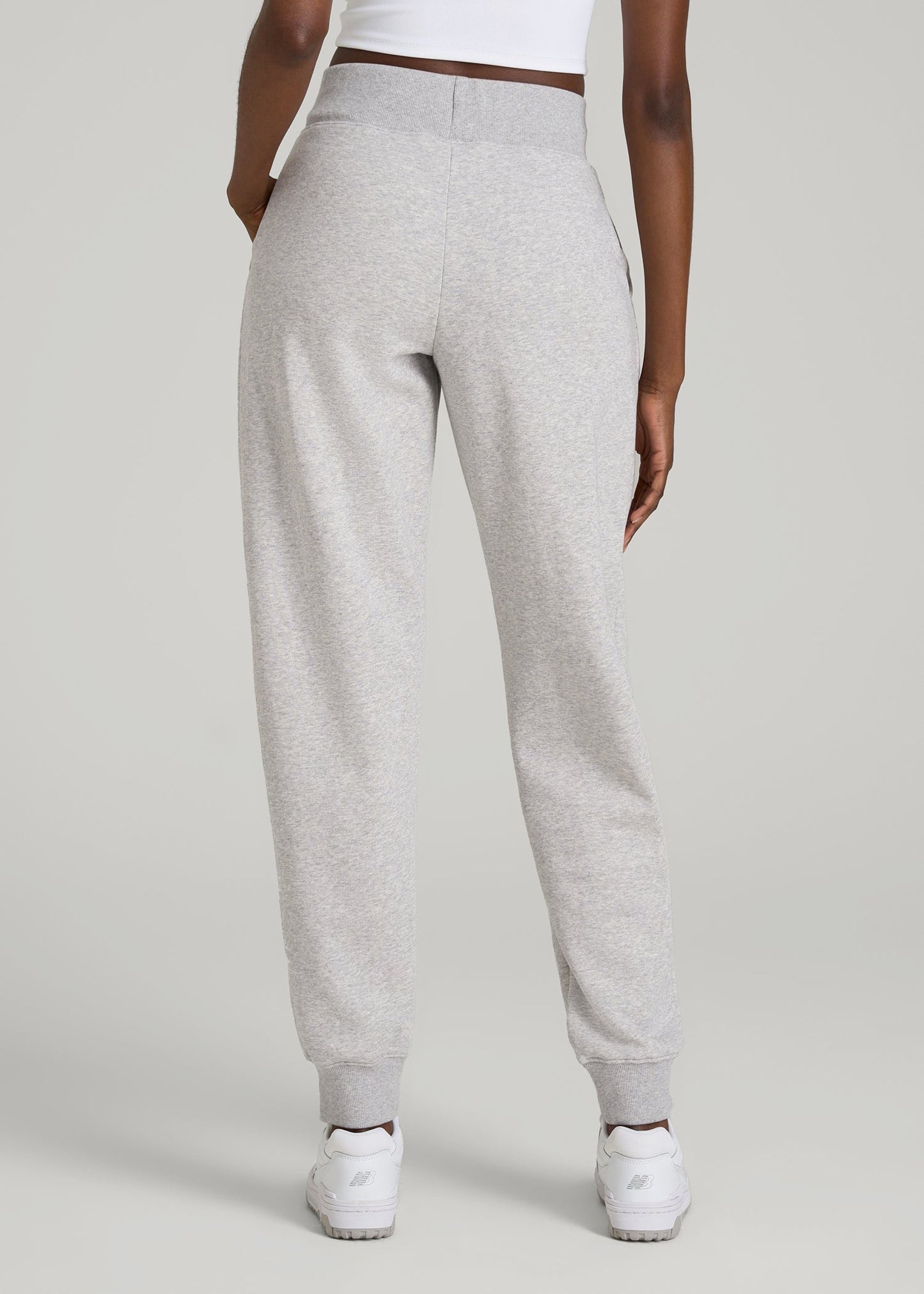 A.T. Basics Athletic Joggers for Tall Women in Grey Mix