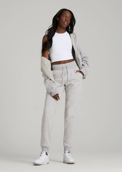A.T. Basics Athletic Joggers for Tall Women in Grey Mix
