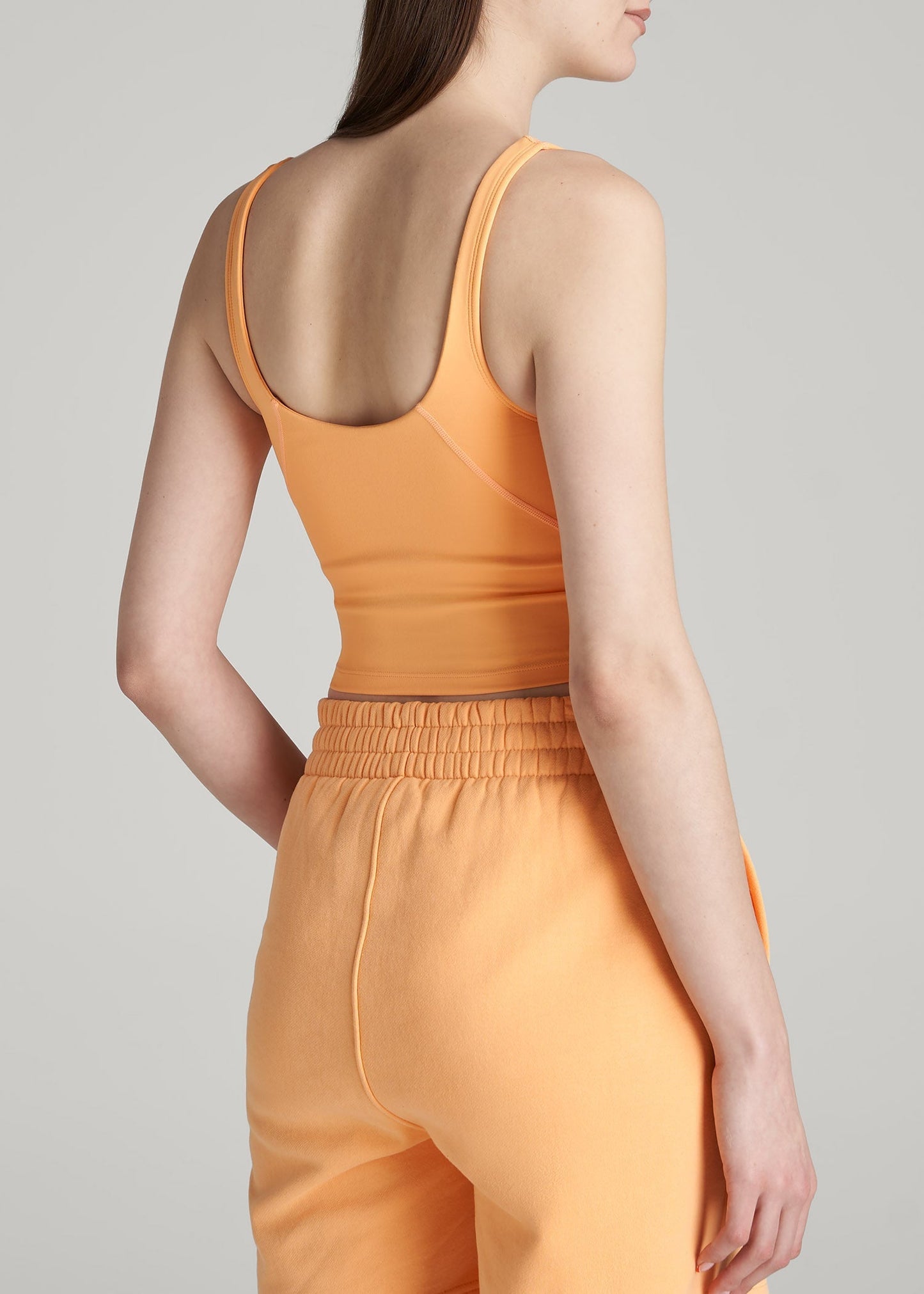 Balance Tank Top for Tall Women in Clementine