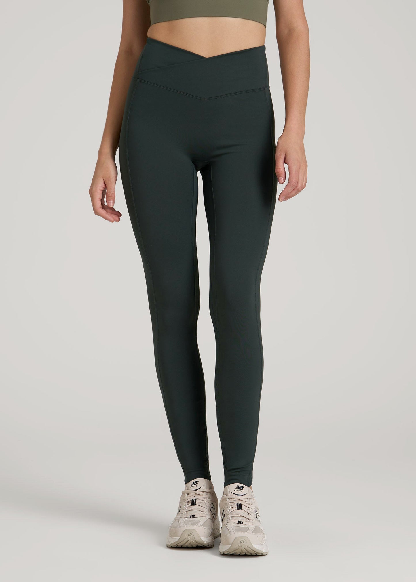 Balance Cross Over Leggings for Tall Women in Pine Grove