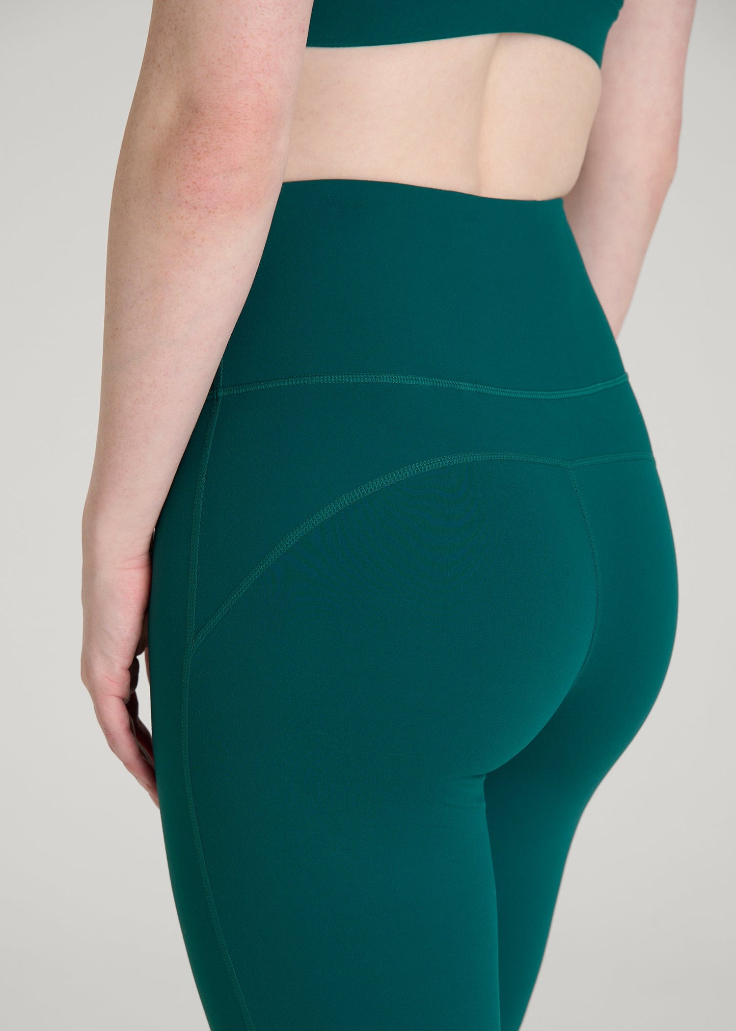 Balance Flare Yoga Pants for Tall Women in Deep Teal