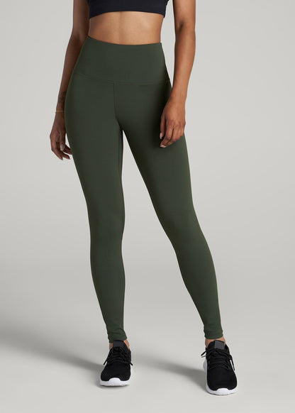 Balance High-Rise Leggings for Tall Women in Pine Tree