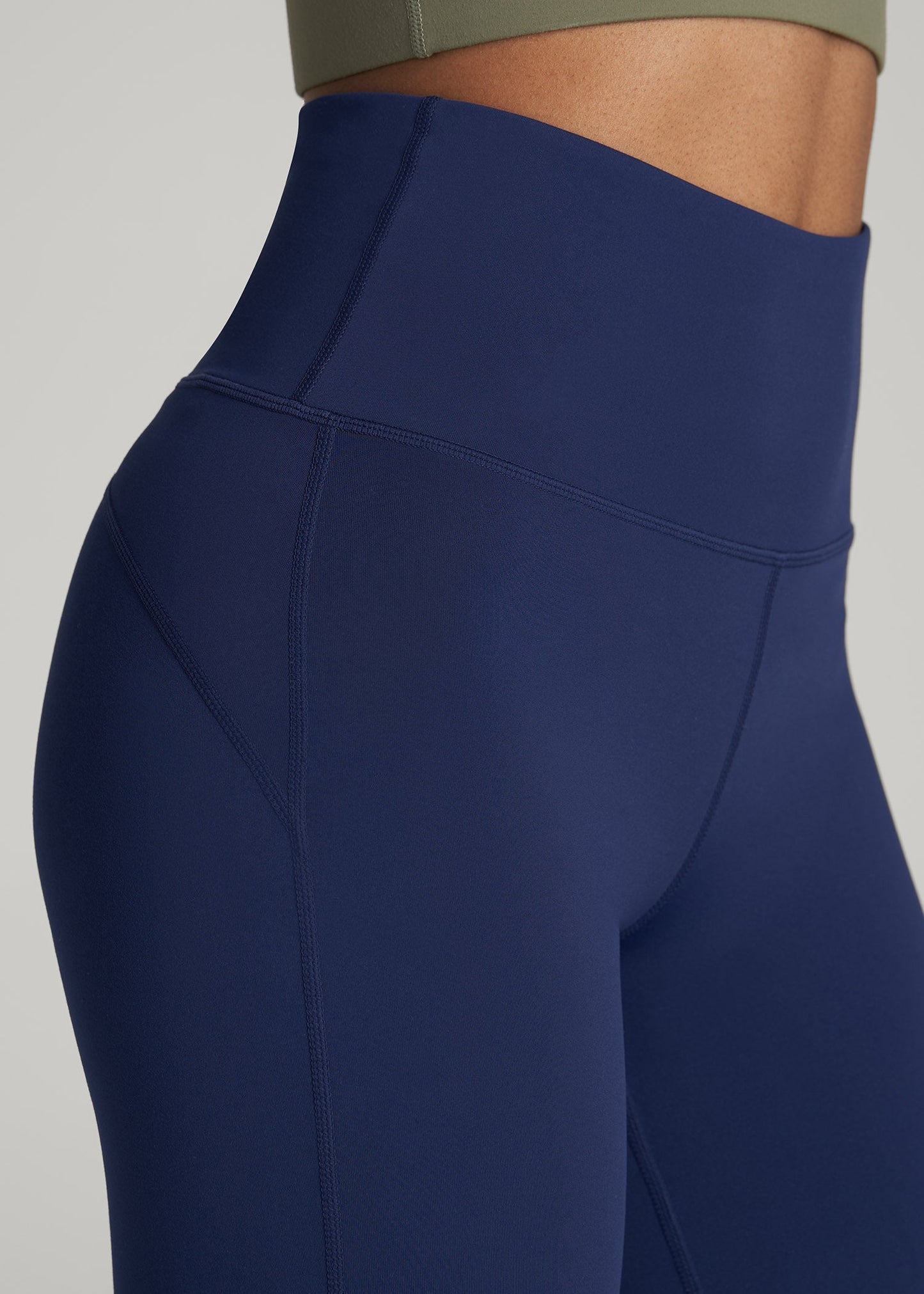 Balance Flare Yoga Pants for Tall Women in Midnight Blue