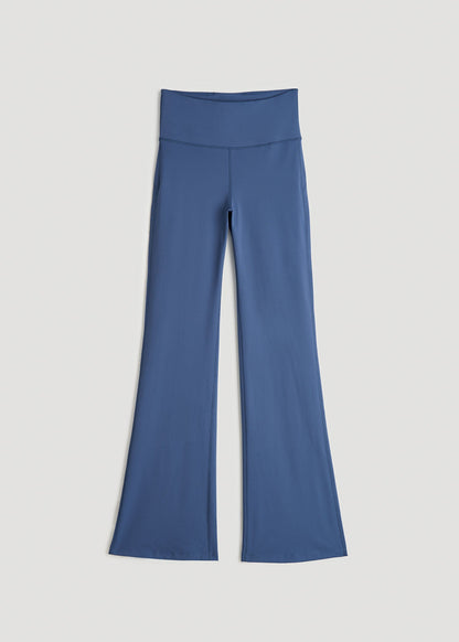 Balance Flare Yoga Pants for Tall Women in Midnight Blue