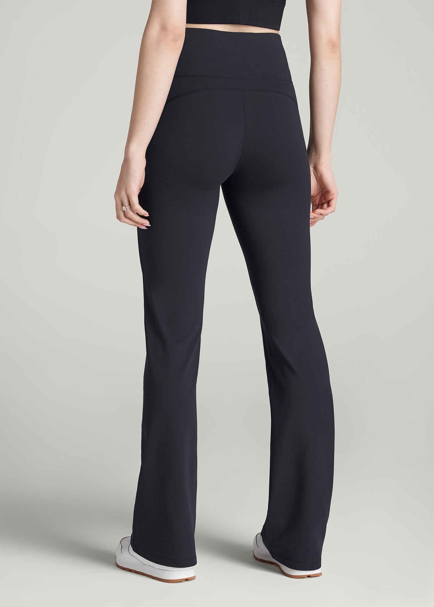 Balance Flare Yoga Pants for Tall Women in Black