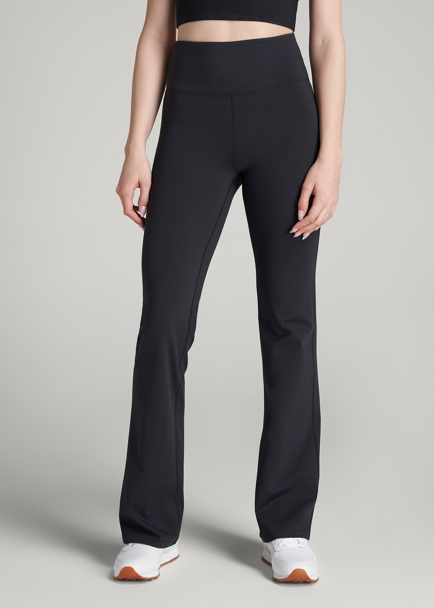 Balance Flare Yoga Pants for Tall Women in Black