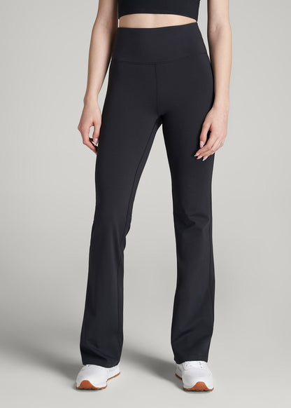 Balance Flare Yoga Pants for Tall Women in Black