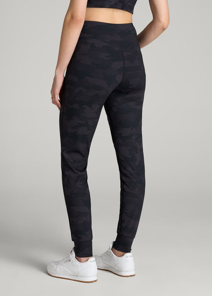 Balance Pocket Joggers for Tall Women in Grey Camo