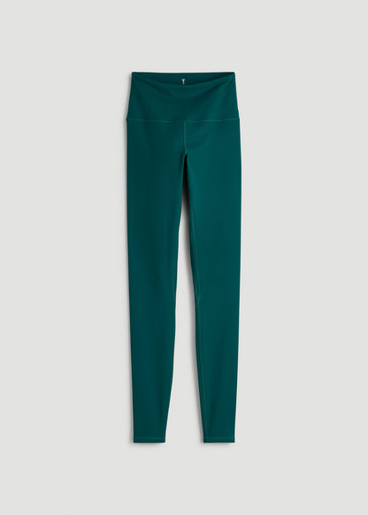 Balance High-Rise Leggings for Tall Women in Deep Teal