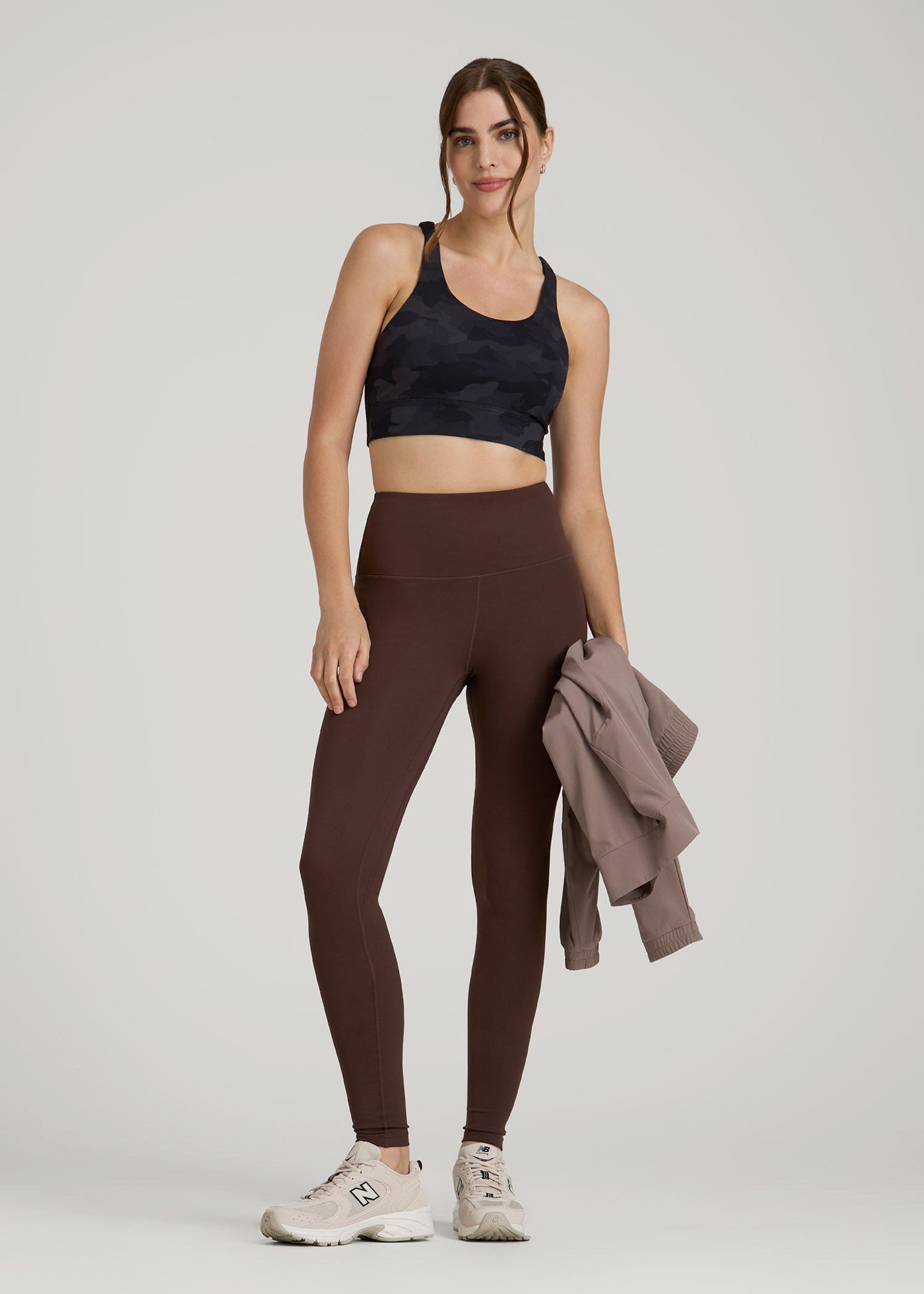 Balance High-Rise Leggings for Tall Women in Espresso