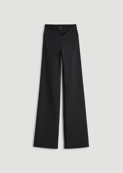 Balance Wide Leg Yoga Pants for Tall Women in Black