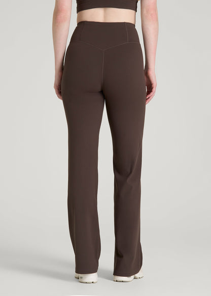 Balance Wide Leg Yoga Pants for Tall Women in Espresso