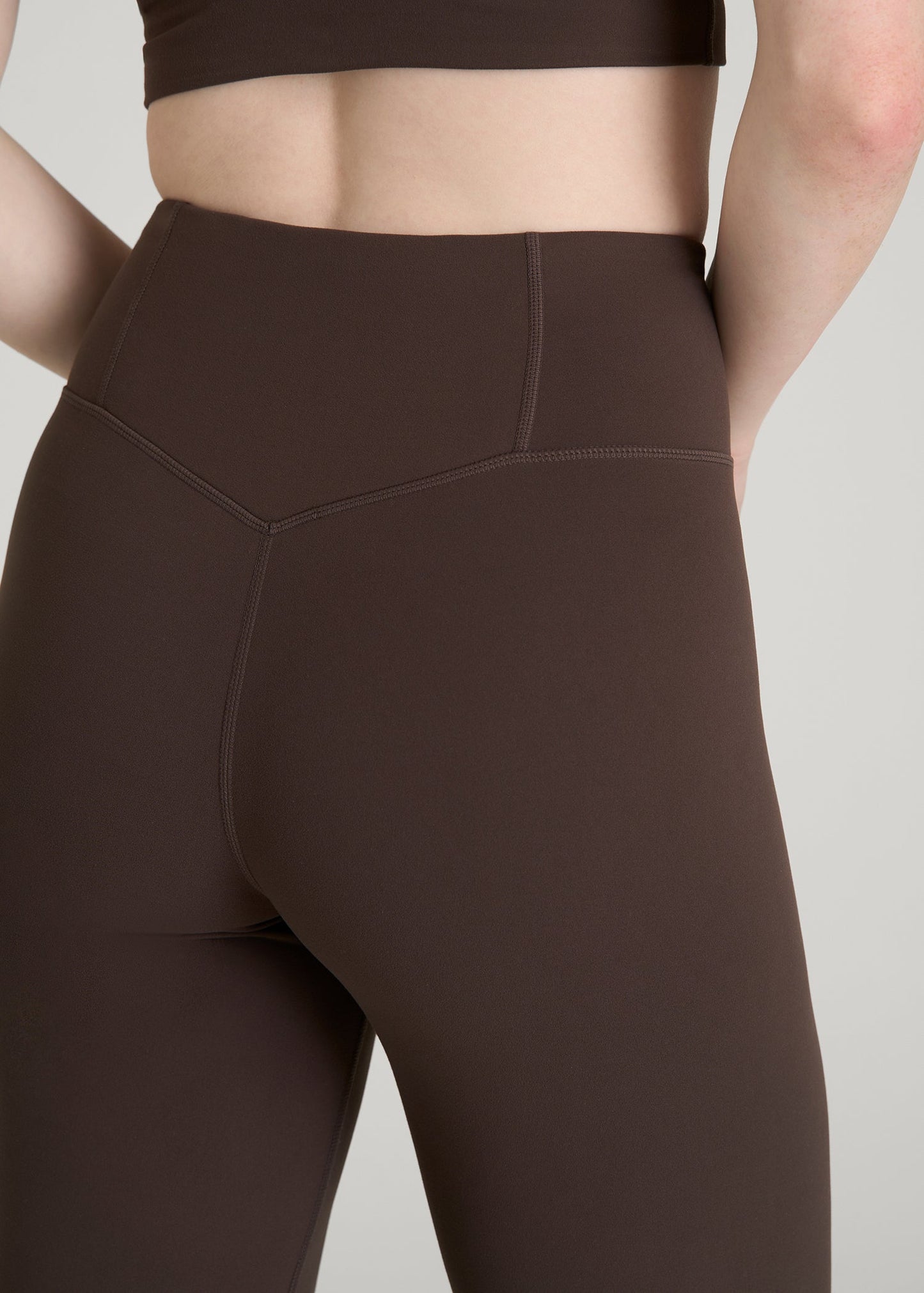 Balance Wide Leg Yoga Pants for Tall Women in Espresso
