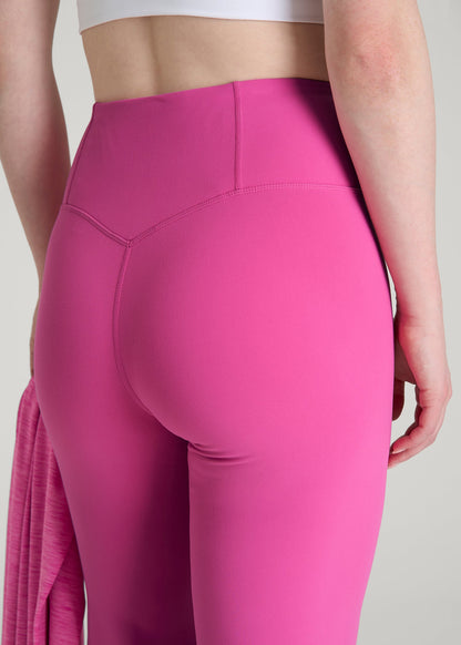 Balance Wide Leg Yoga Pants for Tall Women in Magenta