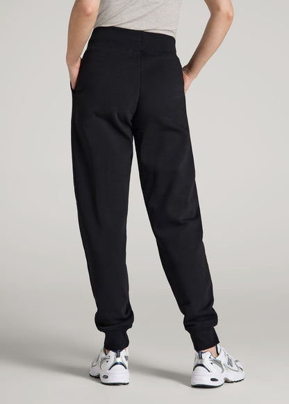 A.T. Basics Athletic Joggers for Tall Women in Black