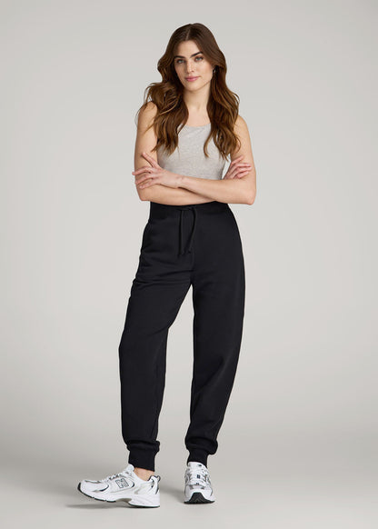 A.T. Basics Athletic Joggers for Tall Women in Black