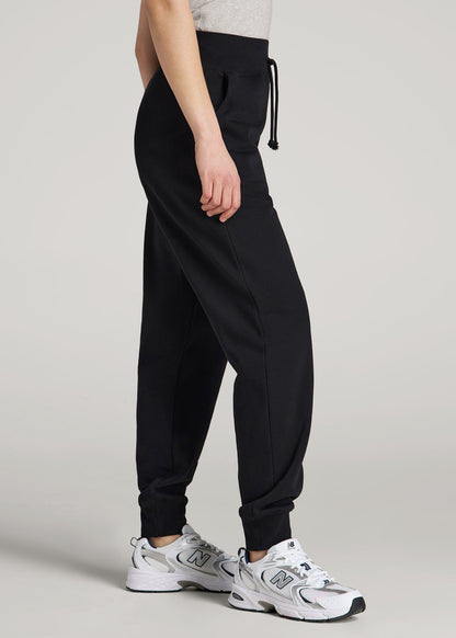 A.T. Basics Athletic Joggers for Tall Women in Black
