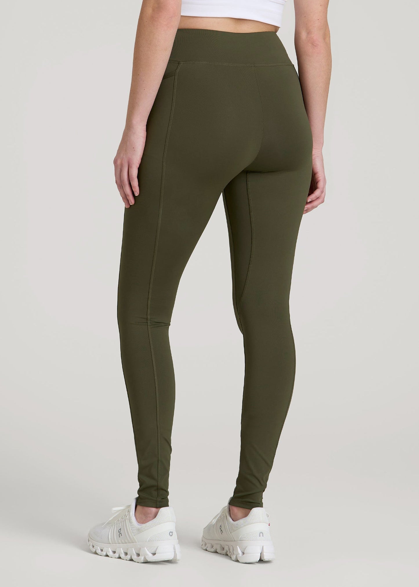 Bella Outer-Pocket Leggings for Tall Women in Forest Night