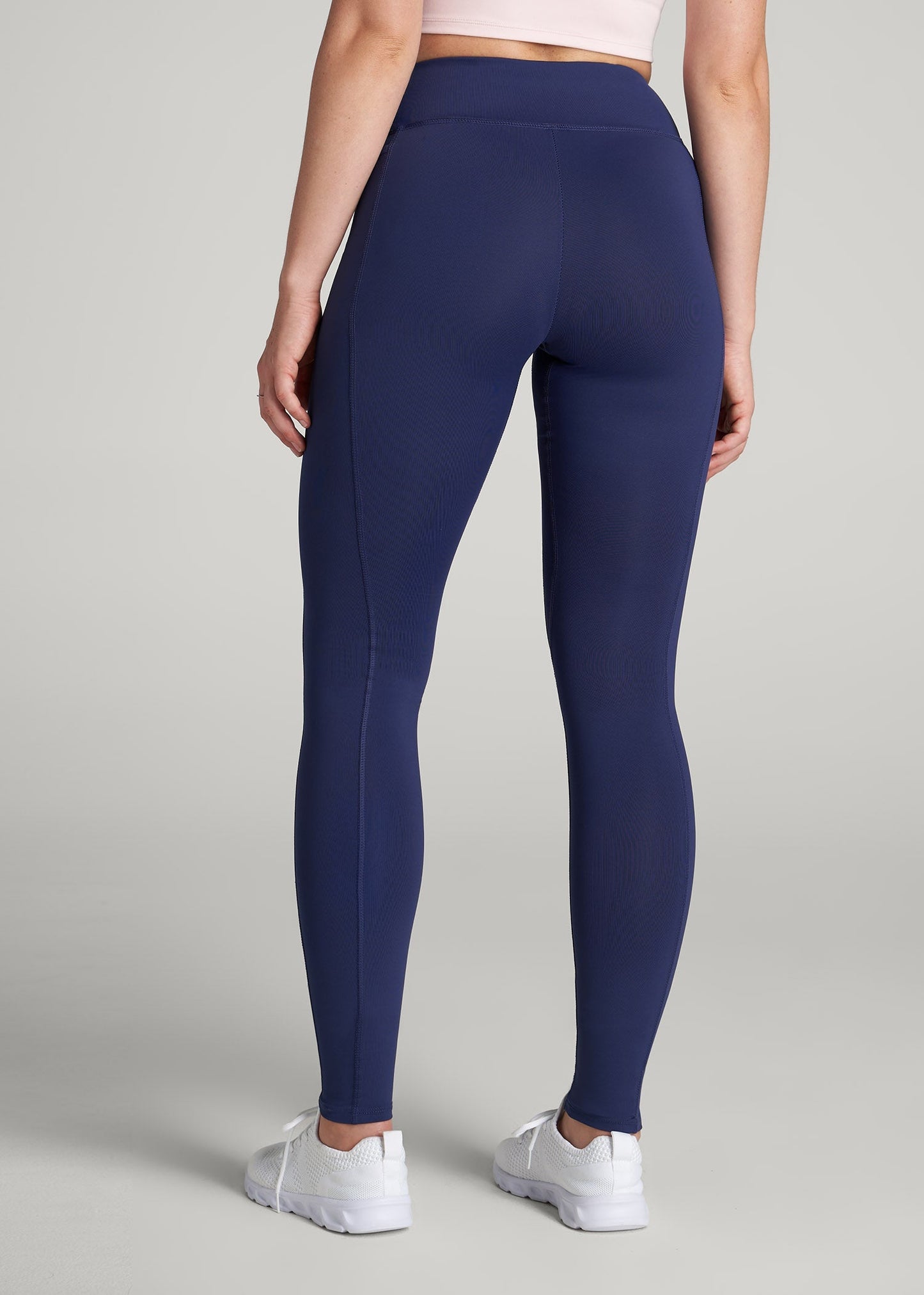 Bella Outer-Pocket Leggings for Tall Women in Midnight Blue