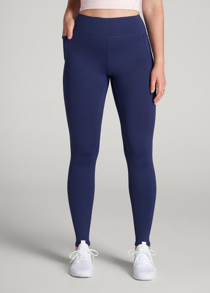 Bella Outer-Pocket Leggings for Tall Women in Midnight Blue