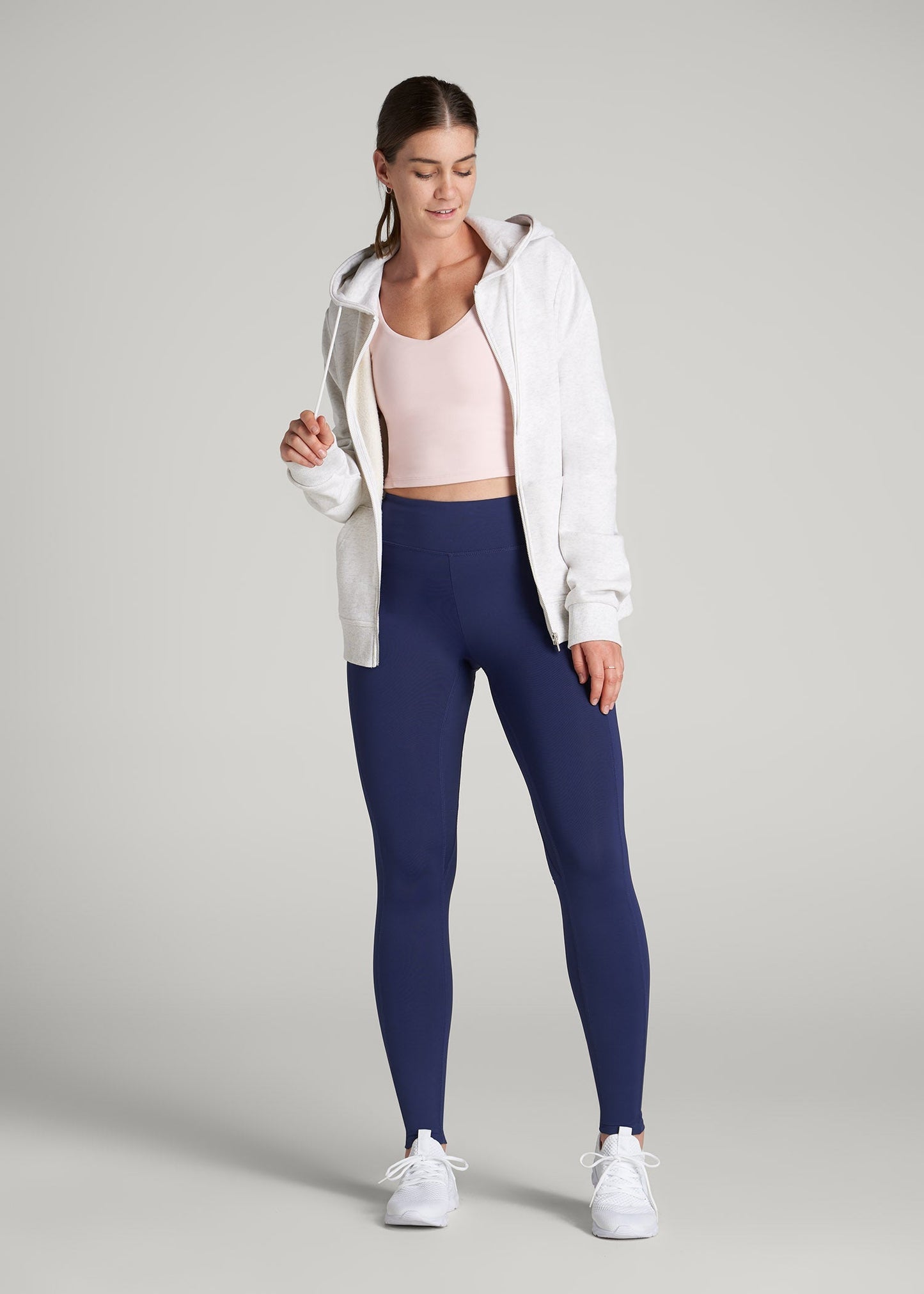 Bella Outer-Pocket Leggings for Tall Women in Midnight Blue