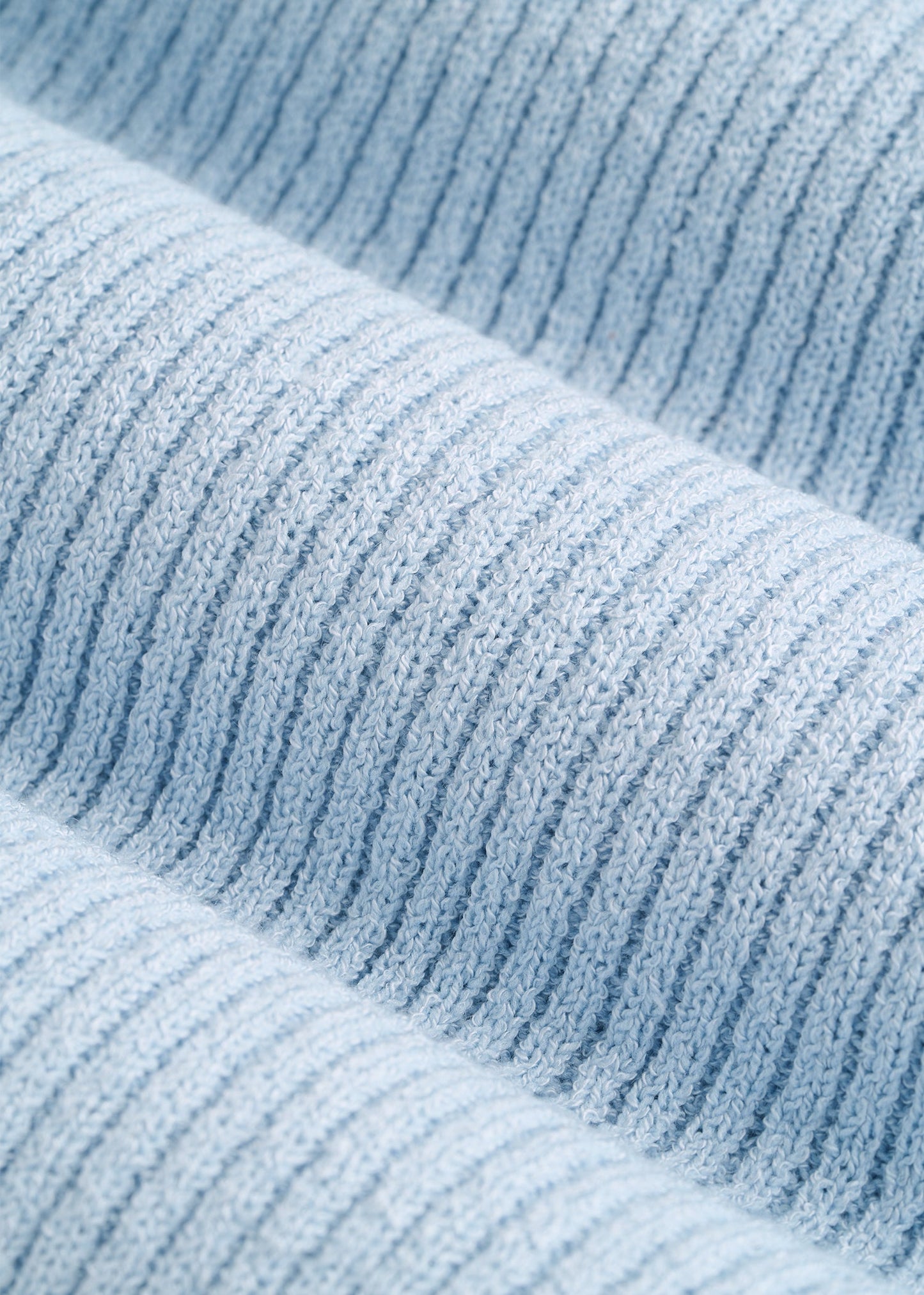 Boucle Knit Cardigan for Tall Women in Ice Blue