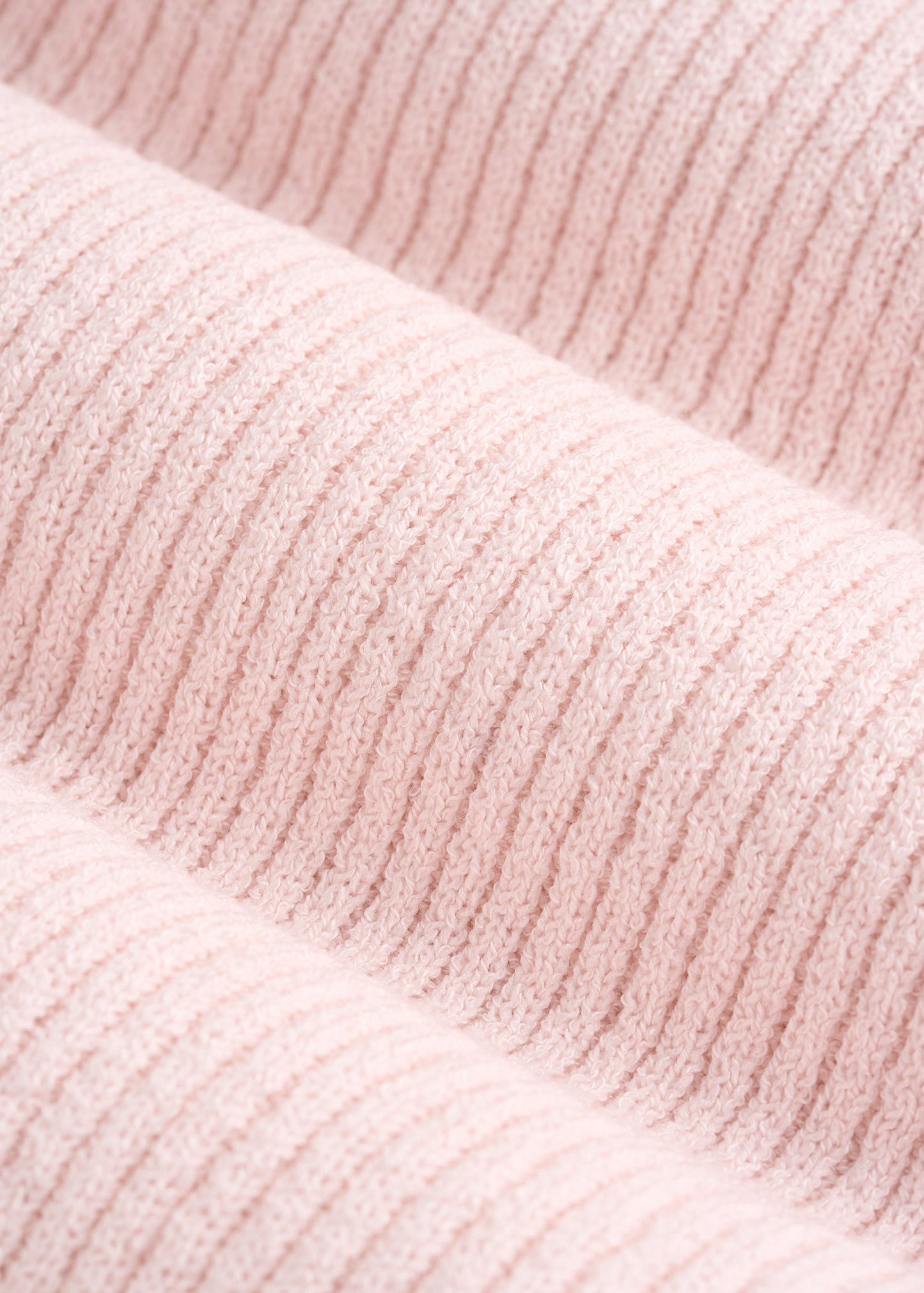 Boucle Knit Tank for Tall Women in Barely Pink