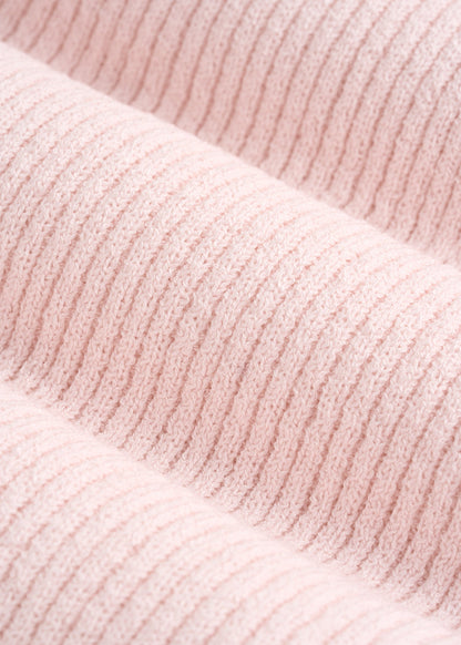 Boucle Knit Tank for Tall Women in Barely Pink