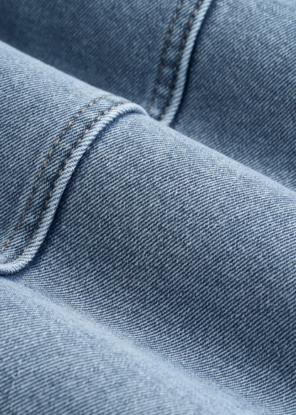 Classic Denim Jacket for Tall Women in Perfect Blue
