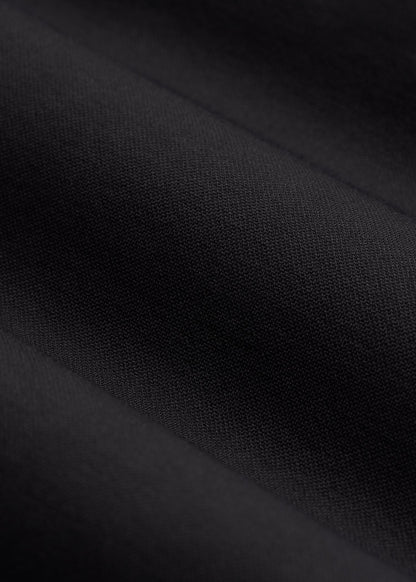 Compression Long Sleeve Cropped Training Top for Tall Women in Black