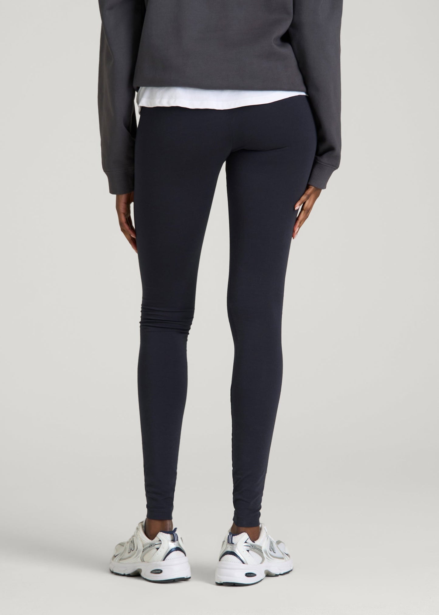 Cotton Leggings for Tall Women in Deep Navy