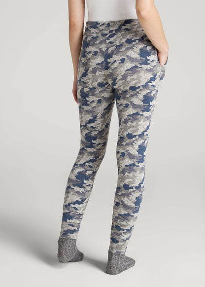 Cozy Lounge Joggers for Tall Women in Camo