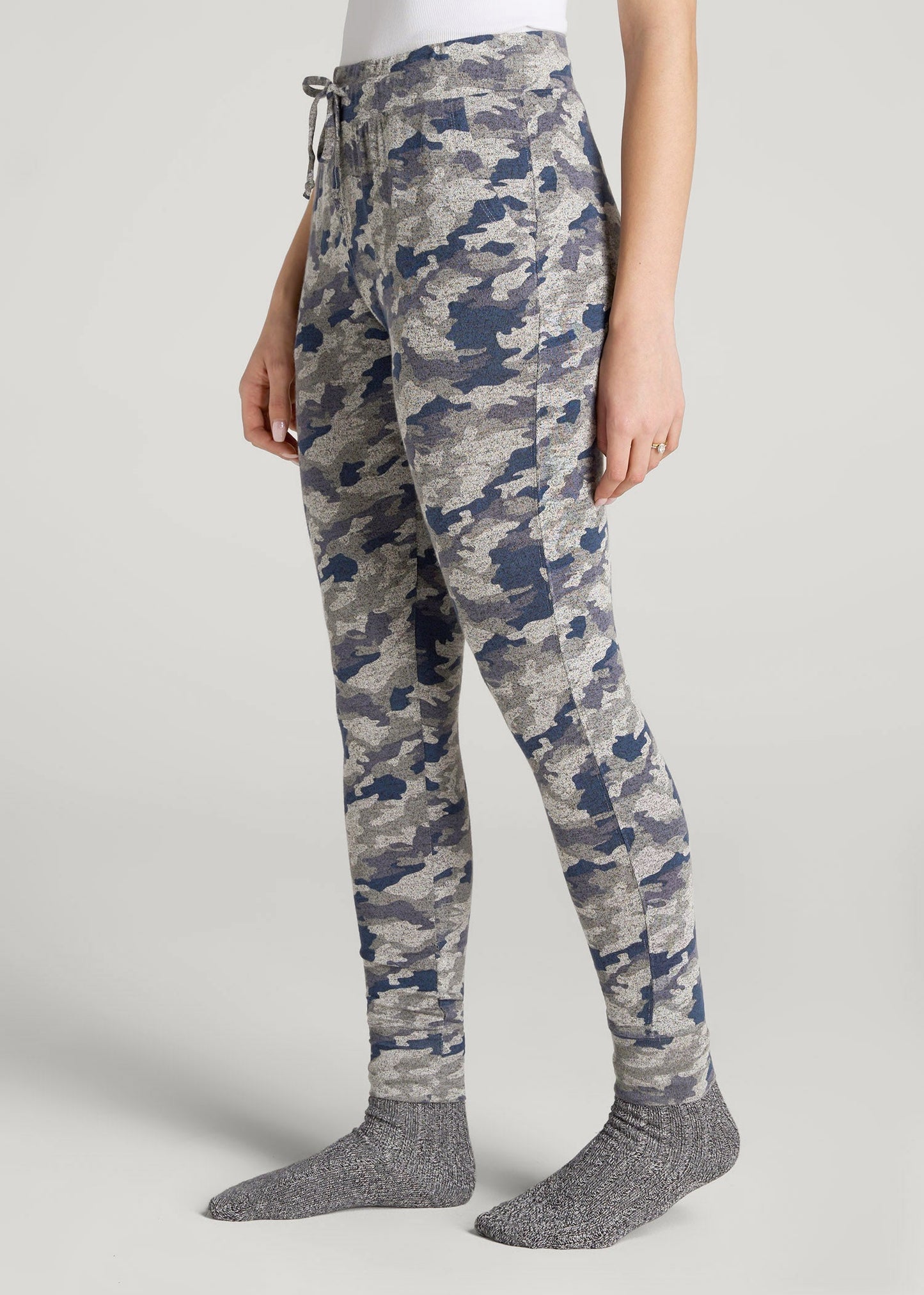 Cozy Lounge Joggers for Tall Women in Camo