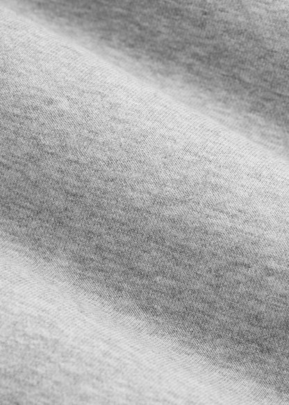 Everyday Terry Cropped Crew for Tall Women in Grey Mix