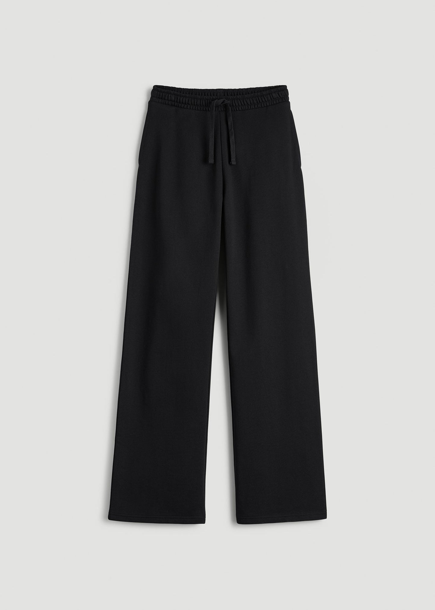 Everyday Terry Midrise Wide-Leg Pants for Tall Women in Black