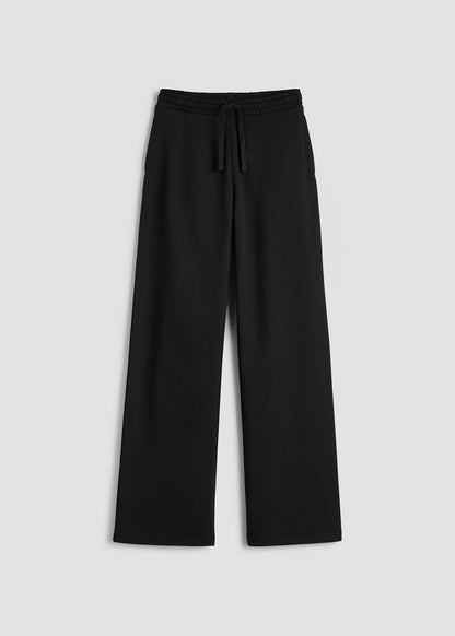 Everyday Terry Midrise Wide-Leg Pants for Tall Women in Black