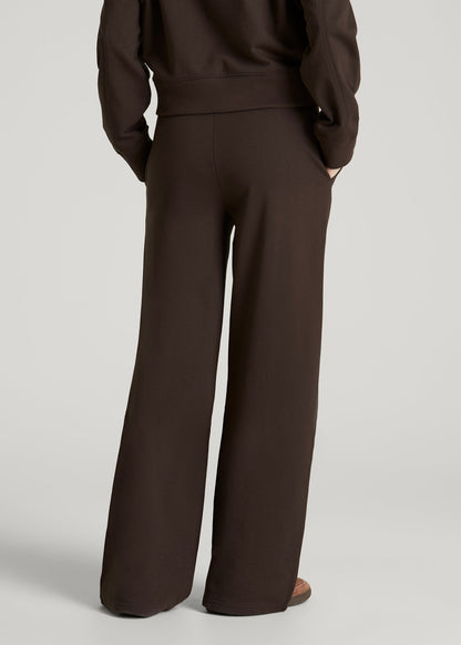 Everyday Terry Midrise Wide-Leg Pants for Tall Women in Espresso