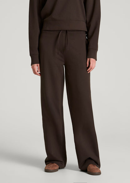 Everyday Terry Midrise Wide-Leg Pants for Tall Women in Espresso