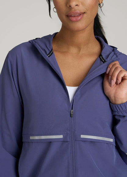 Featherweight Packable Jacket for Tall Women in Future Dusk