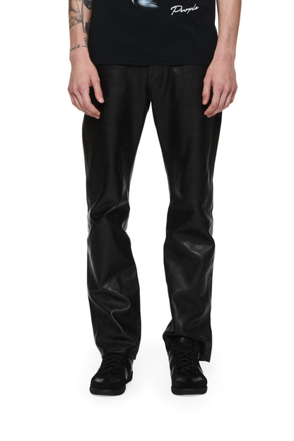 P011 MID RISE STRAIGHT LEG - Black Beauty Dye Through