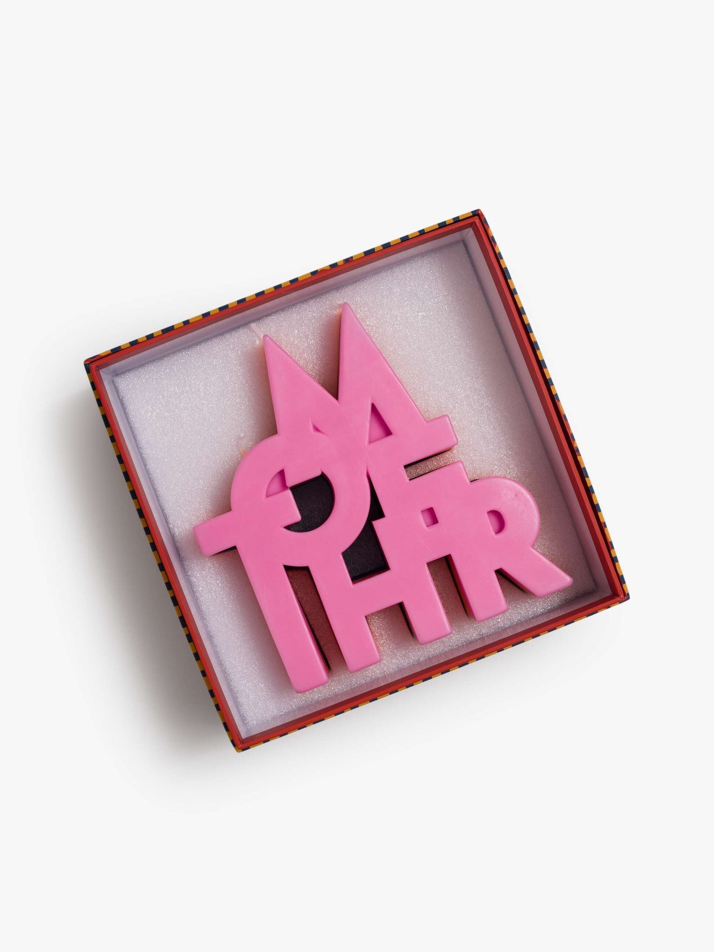 The Burnout MOTHER Candle - Blue Orange Pink