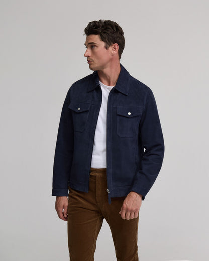 Suede Trucker Jacket
