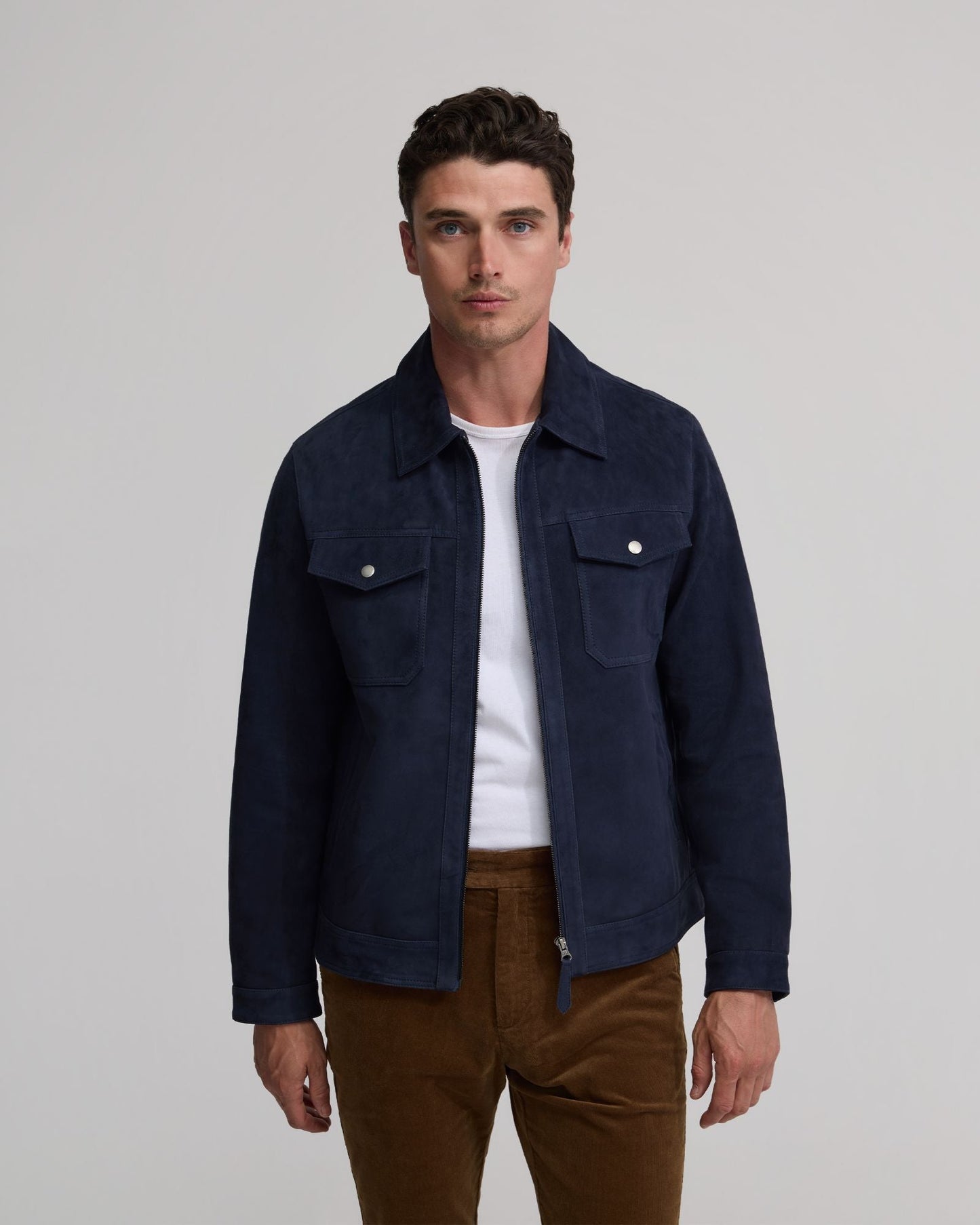 Suede Trucker Jacket