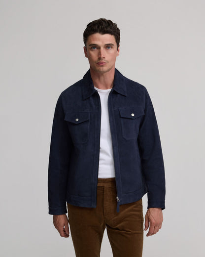 Suede Trucker Jacket