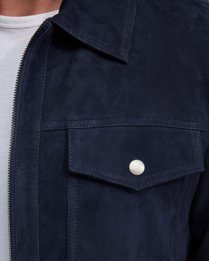Suede Trucker Jacket