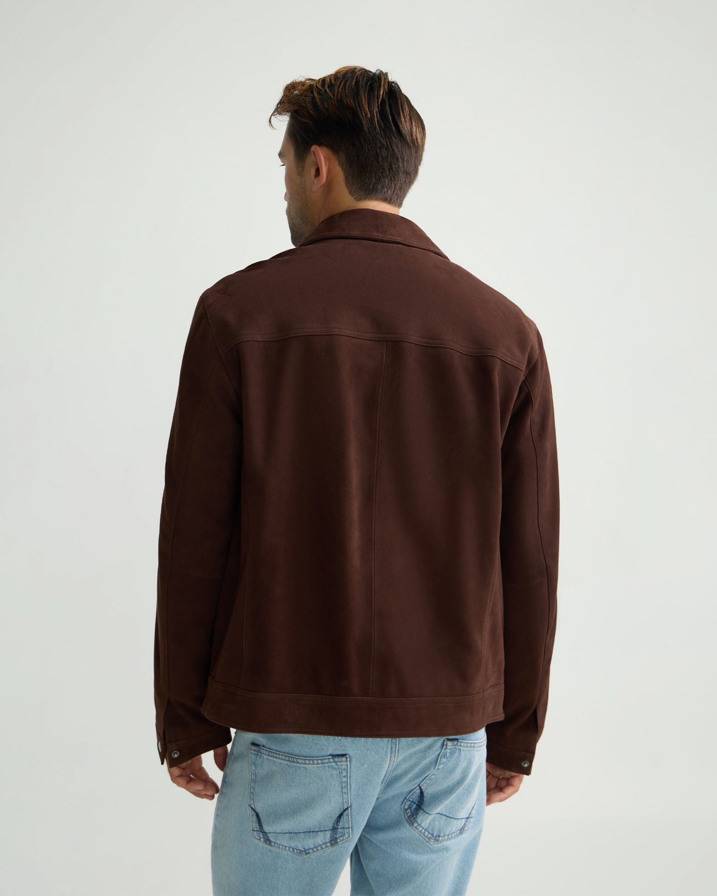 Suede Trucker Jacket