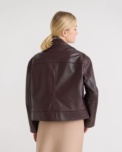 Sasha Biker Leather Jacket