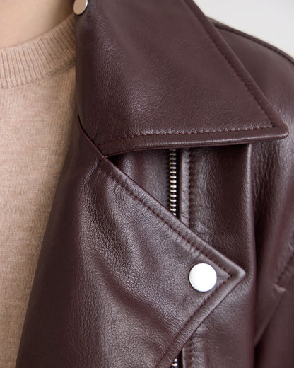 Sasha Biker Leather Jacket