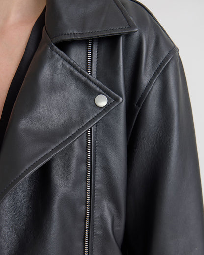 Sasha Biker Leather Jacket
