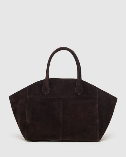 Riley Suede Tote Bag